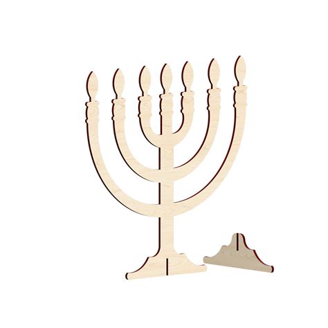 Menorah / Laser Cut files / Instant Download / Cnc 